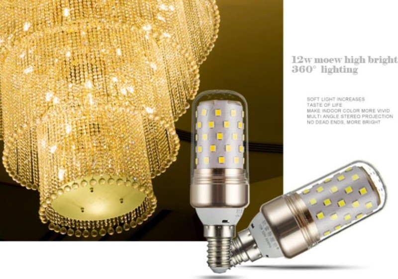 Żarówka diodowa E14/E27 CORN LED 12W CIEPŁA/ZIMNA