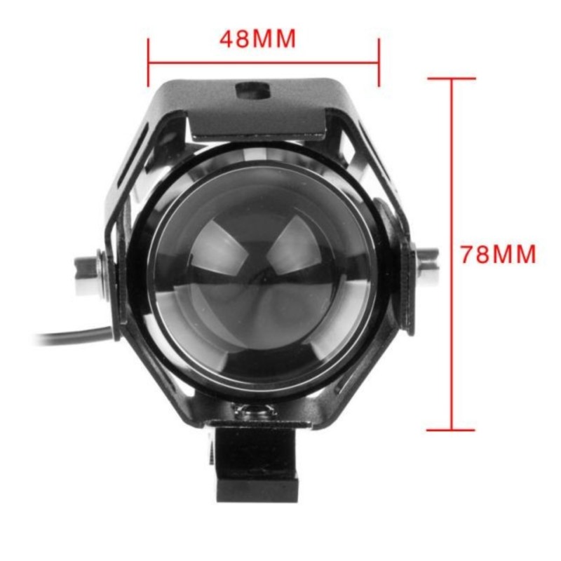 Halogen motocyklowy LED CREE 3000LM+WŁĄCZNIK