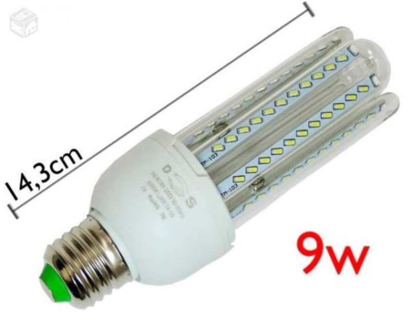 Żarówka diodowa E27 CORN LED 9 W CIEPŁA/ZIMNA
