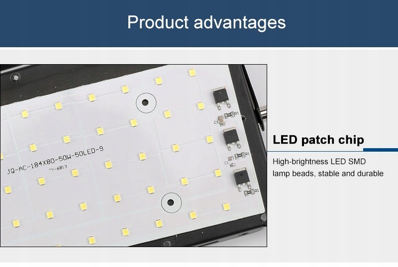 Halogen panel led doświetlacz 50w - biały zimny