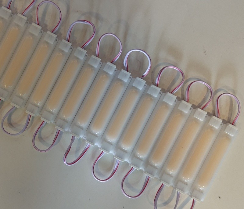 Moduł 9xdioda LED SMD5050 2w/12V biała ciepła