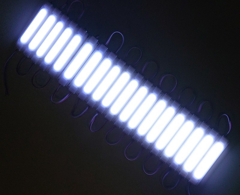 Moduł 9xdioda LED SMD5050 2w/12V biała ciepła