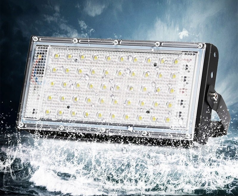 Halogen panel led doświetlacz 50w - biały zimny