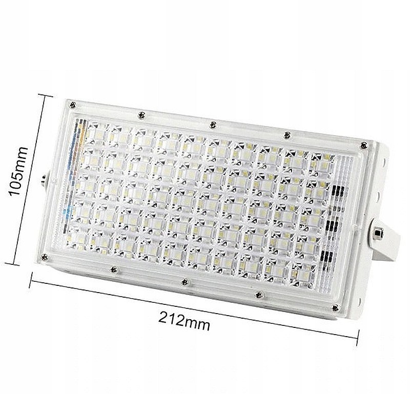 Halogen panel led doświetlacz 50w - biały zimny