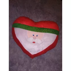 Poduszka Mikołaj w kształcie serduszka