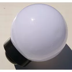 Lampa ogrodowa kula solarna biała zimna 15 cm
