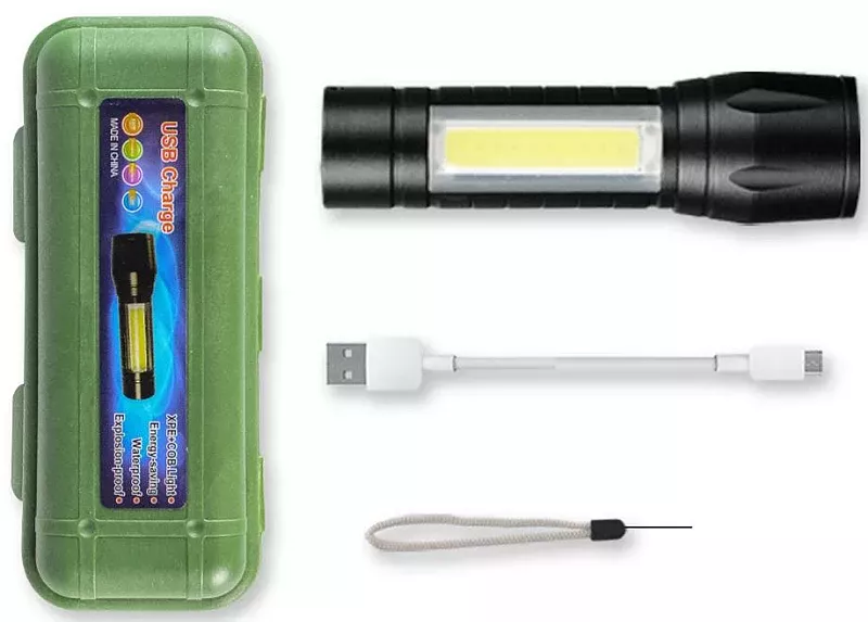 Mini latarka XPE-COB 75000W